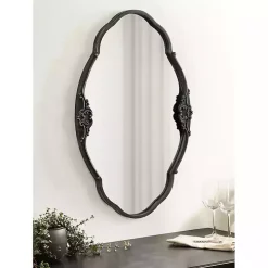 Black Novella Baroque Wall Mirror