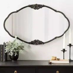 Black Novella Baroque Wall Mirror