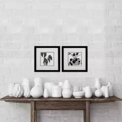 Black Plantling II Framed Art Prints, Set of 2