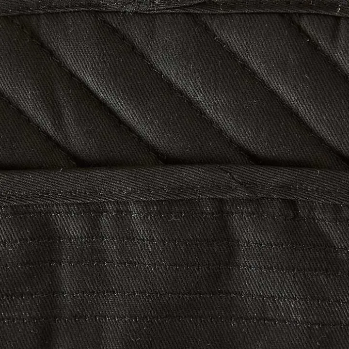 Black Quilted 3-pc. Potholder Set