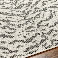 Black Ravello Outdoor Rug, 6x9