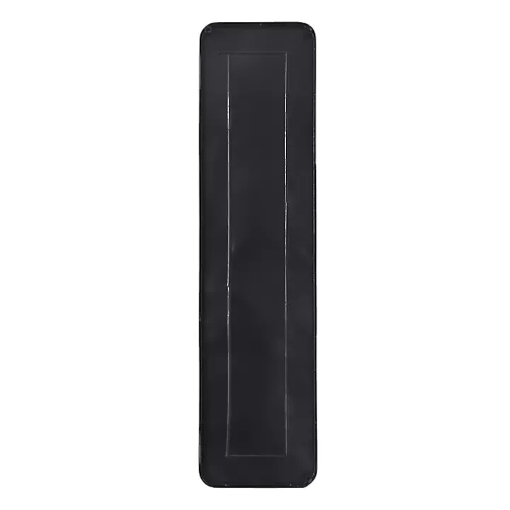 Black Rectangle Beveled Wall Mirror