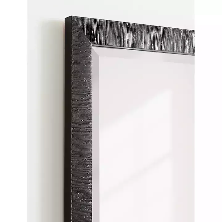 Black Reyna Rectangle Wall Mirror