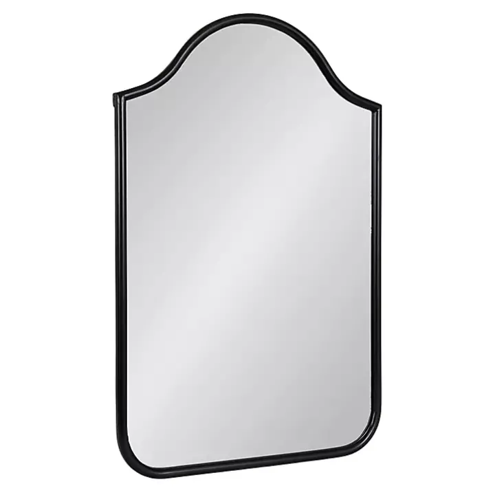 Black Scalloped Arch Fellows Wall Mirror