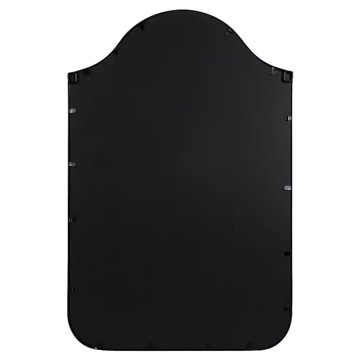 Black Scalloped Arch Fellows Wall Mirror