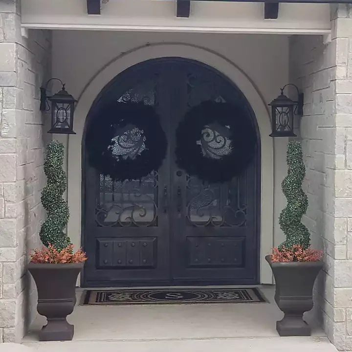 Black Spruce Halloween Wreath