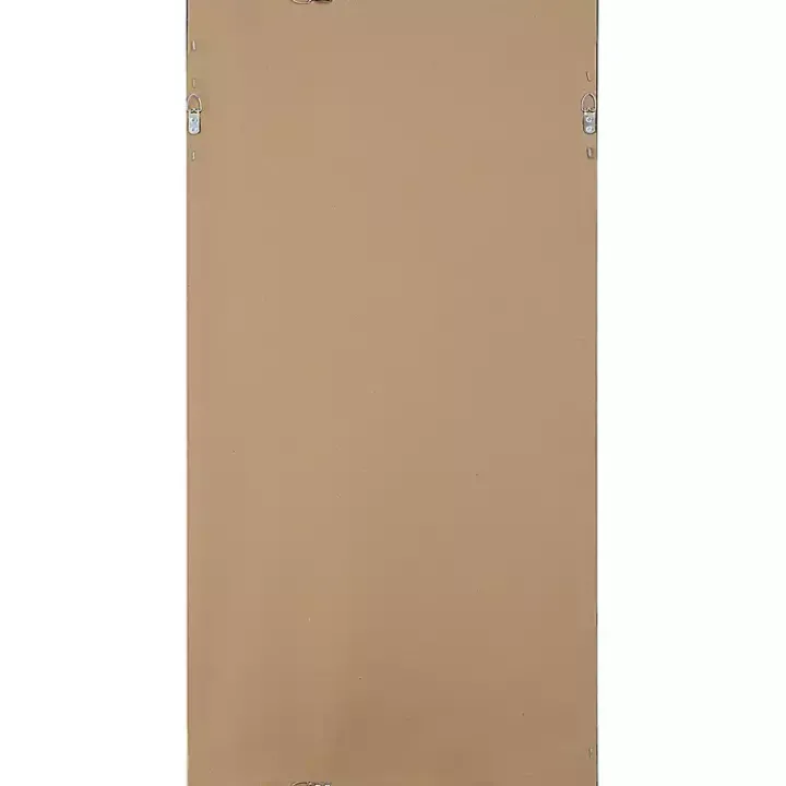 Black Thin Frame Rectangle Wall Mirror