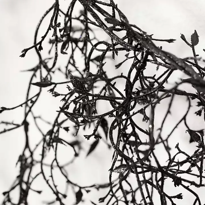 Black Twig Banner Garland