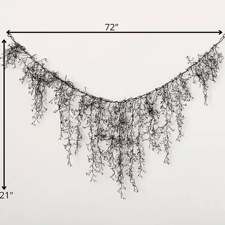 Black Twig Banner Garland