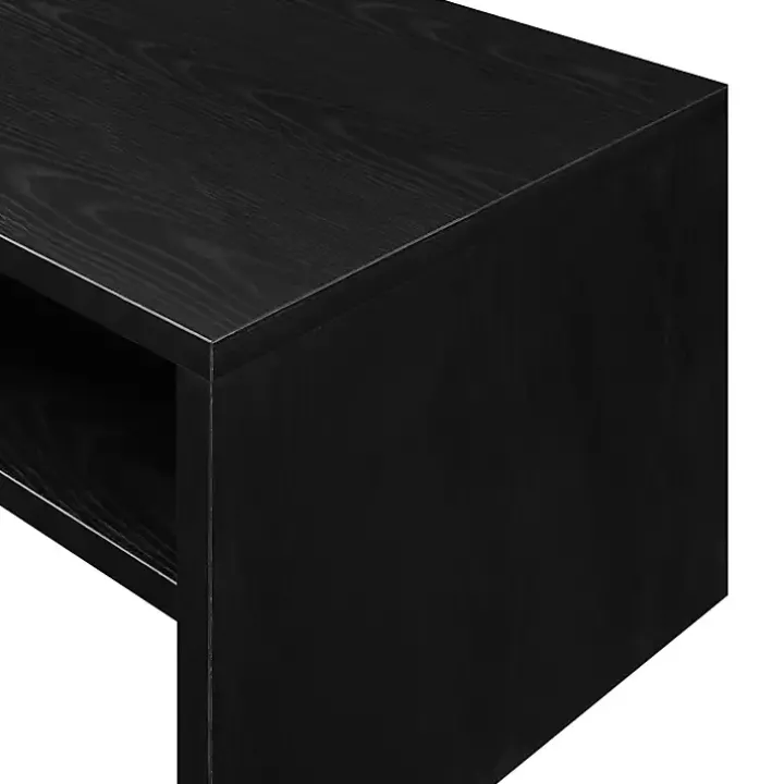 Black Wakefield Shelf Coffee Table