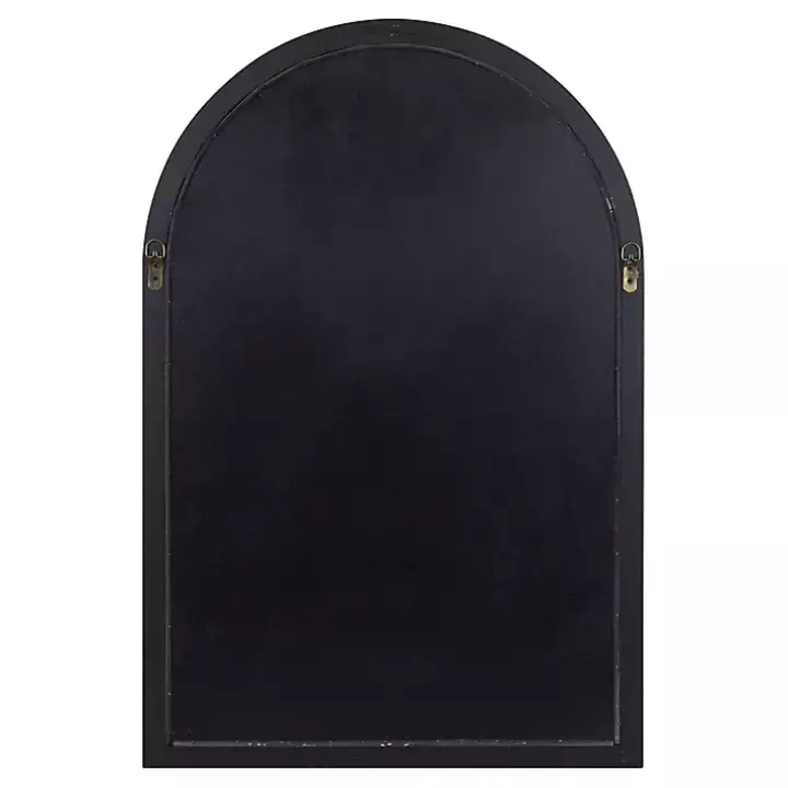 Black Windowpane Arch Geoffrey Mirror