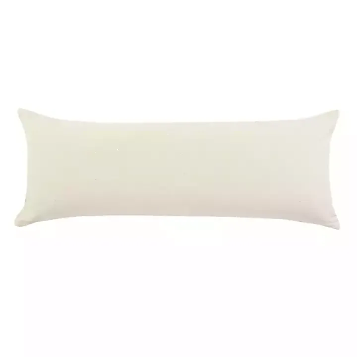 Black Wispy Ways Tufted Stripe Lumbar Pillow
