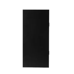 Black Wood 2-Drawer Peggy Desk