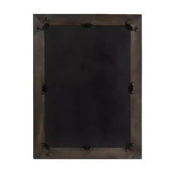 Black Wood Ornate Carved Wall Mirror