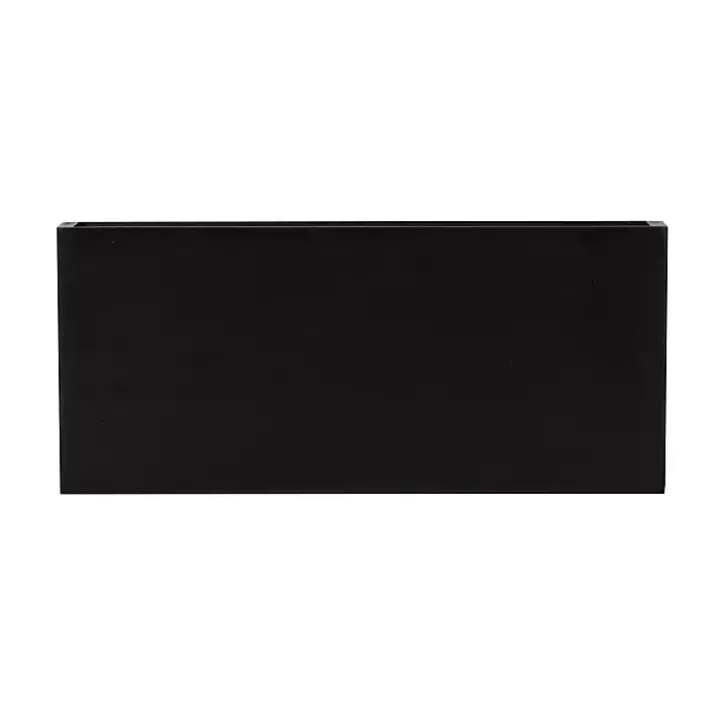 Black Wood 2-pc. Floating Shelves, 18 in.