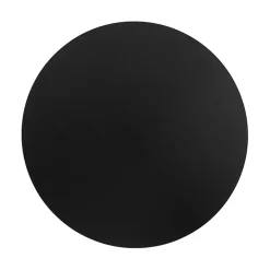 Black Wood Round Ford Accent Table