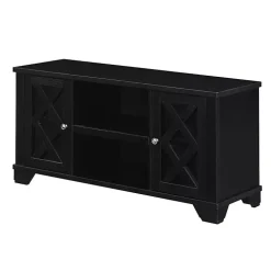 Black Wood X Doors Media Cabinet