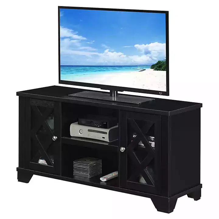 Black Wood X Doors Media Cabinet