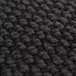 Black Woven Nubby Pillow