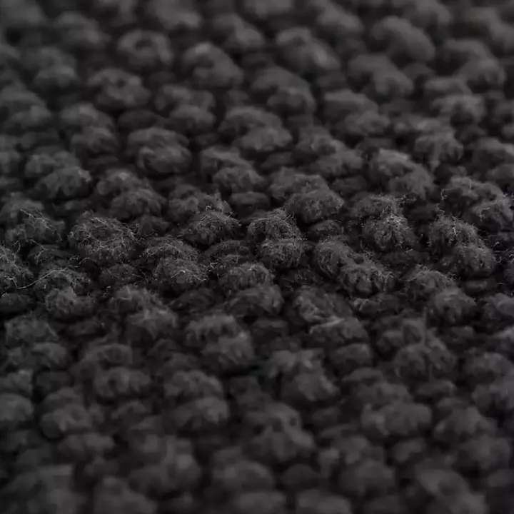 Black Woven Nubby Pillow