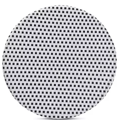 Black Woven Rattan French Bistro Dining Table