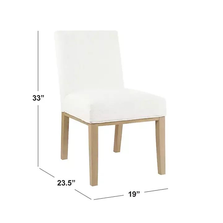 Blair White Stain Proof Dining Chair