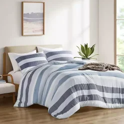 Blake Blue Stripe 2-pc. Twin/Twin XL Comforter Set