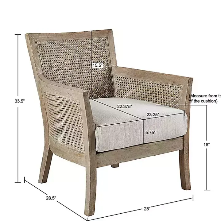 Blake Cane Back Accent Chair