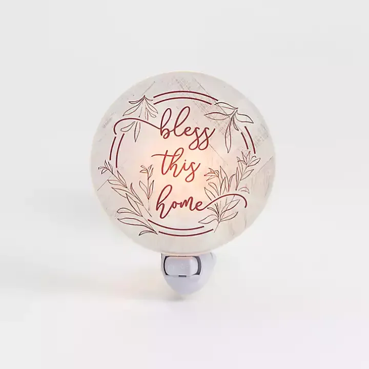 Bless This Home Night Light
