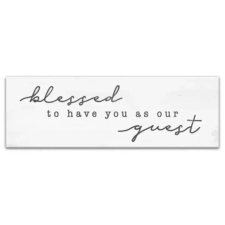 Blessed to Have You Canvas Wall Plaque