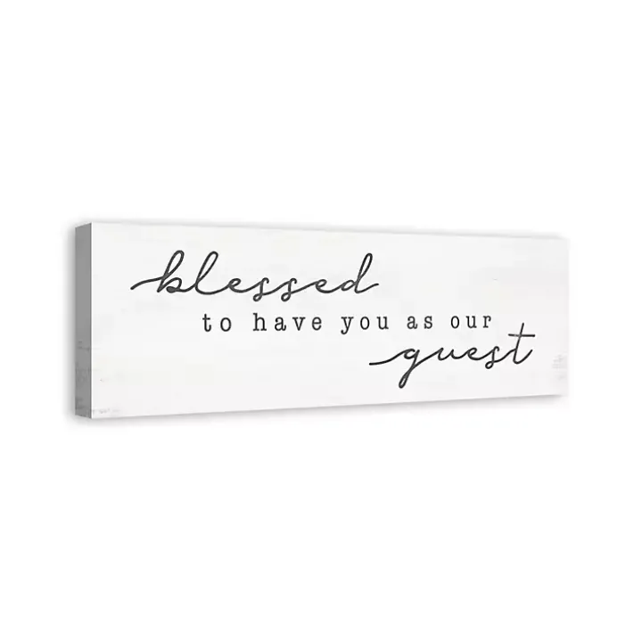 Blessed to Have You Canvas Wall Plaque