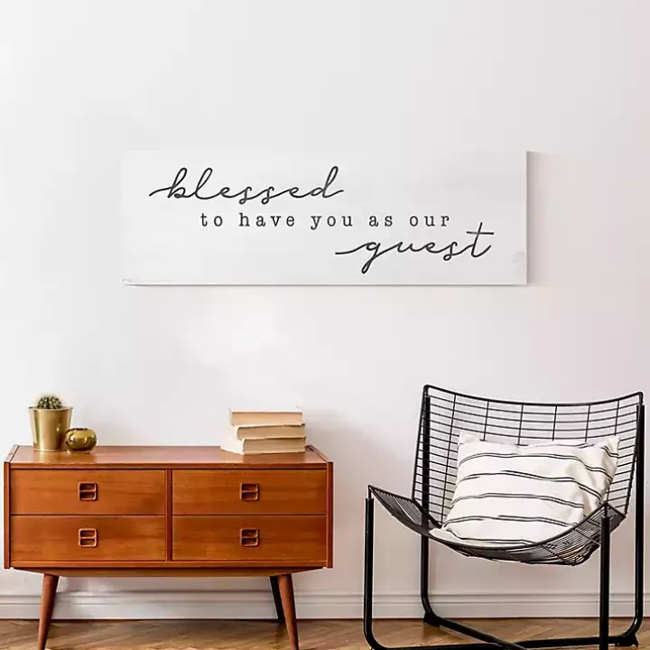 Blessed to Have You Canvas Wall Plaque