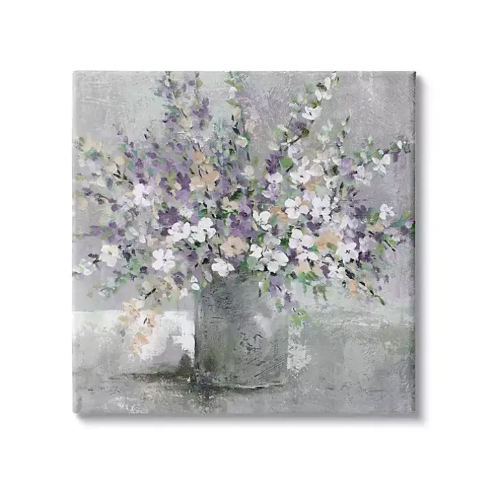 Blossoming Aster Bouquet Canvas Print, 24x24 in.