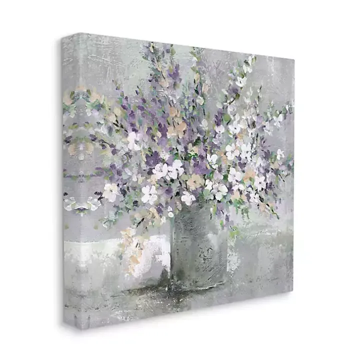 Blossoming Aster Bouquet Canvas Print, 30x30 in.