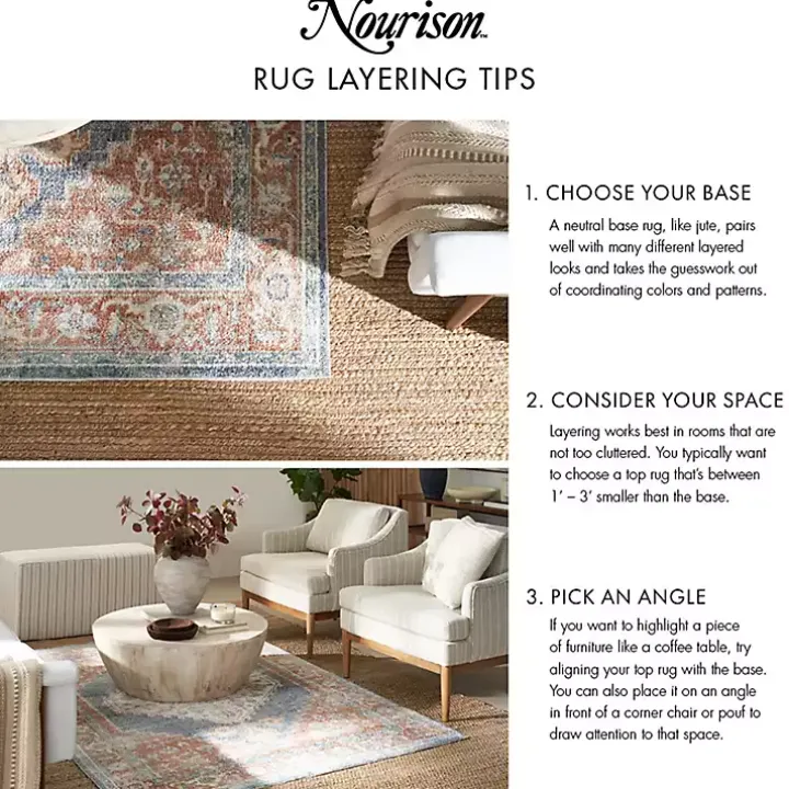 Blue & Ivory Quatrefoil Indoor/Outdoor Rug, 5x7