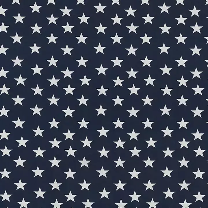 Blue & White Stars Outdoor Pillows, Set of 2