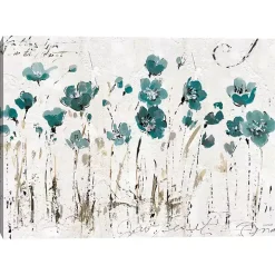 Blue Abstract Balance IV Canvas Print, 40x30 in.