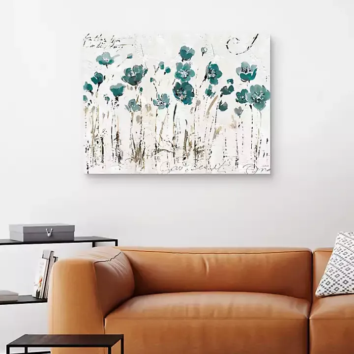 Blue Abstract Balance IV Canvas Print, 40x30 in.