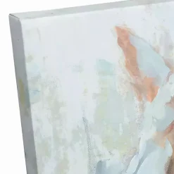 Blue Abstract Horse Canvas Art Print