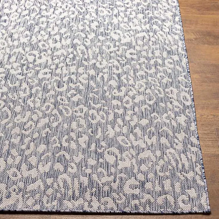Blue Amur Outdoor Rug, 9x12