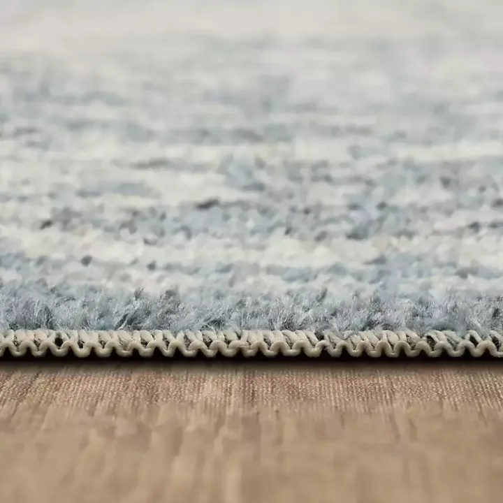 Blue and Cream Blackwell Area Rug, 8x10