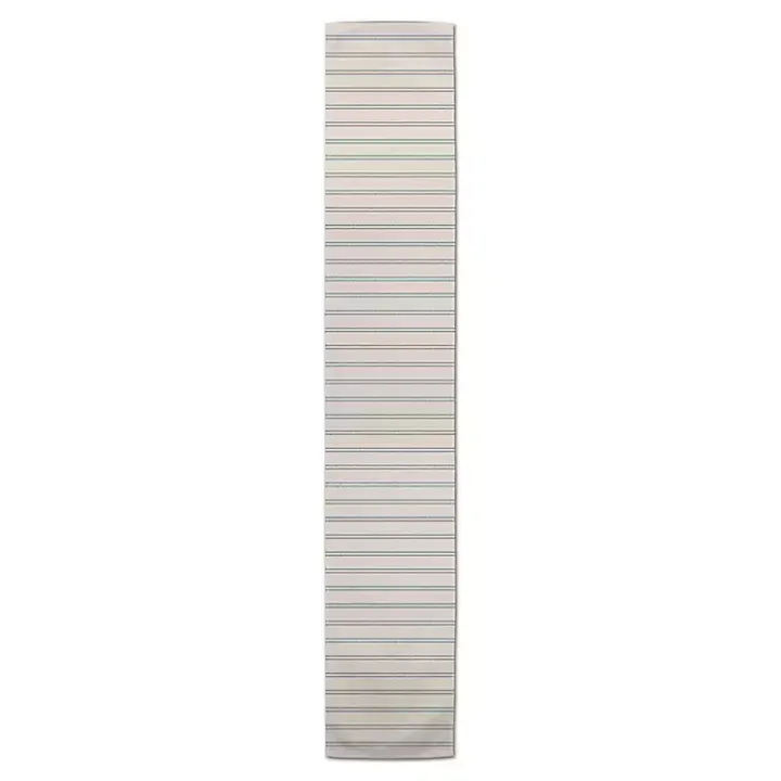 Blue and Cream Country Stripe Table Runner, 72 in.