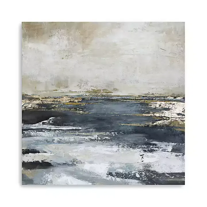 Blue Bay Giclee Canvas Art Print, 40x40 in.