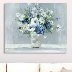 Blue Be Happy Giclee Canvas Art Print