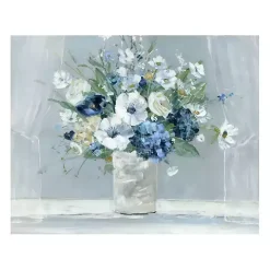 Blue Be Happy Giclee Canvas Art Print