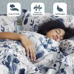 Blue Botanical 3-pc. King Comforter Set