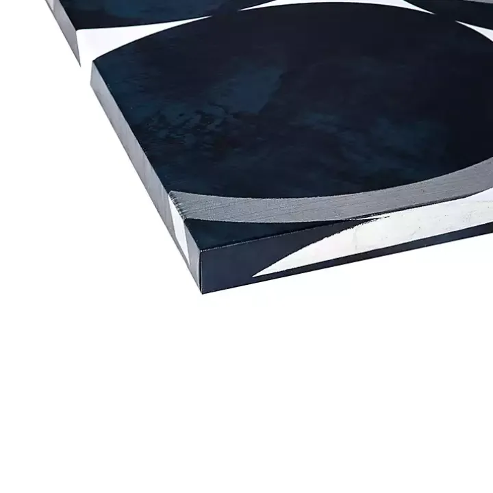 Blue Celestial Orbit Canvas Art Prints, Set of 2