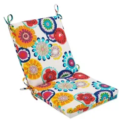 Blue Confetti Outdoor Chair Cushion