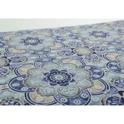 Blue Emilia Outdoor Throw Pillows, Set of 2