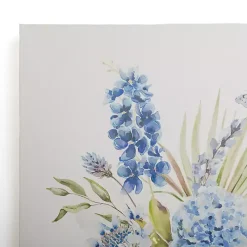 Blue Floral in China Vase I Canvas Art Print